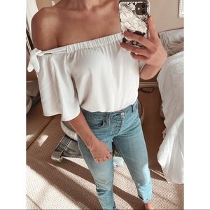 M boutique off shoulder blouse